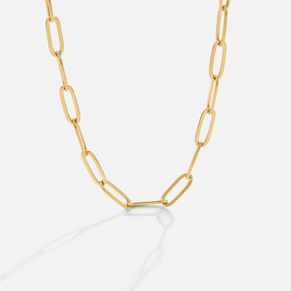 Nicole - Goldkette mit Büroklammer