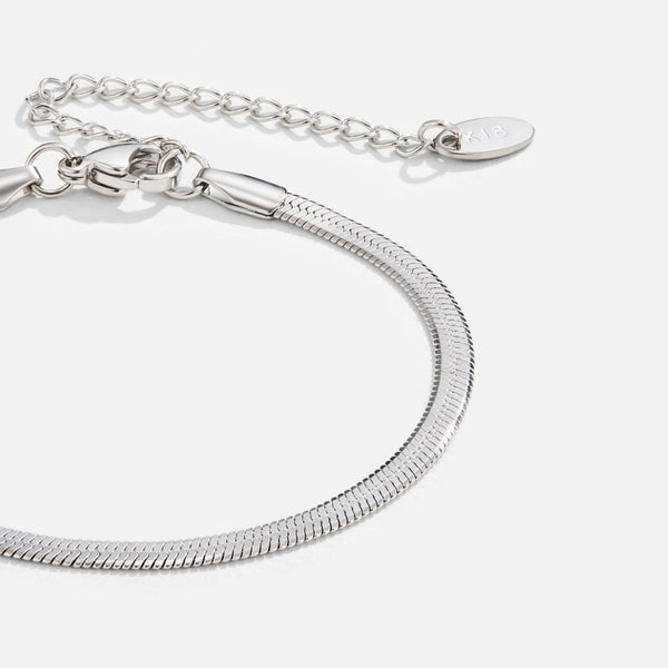 Sarya - Schlangenketten Silbernes Armband