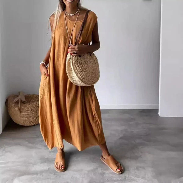 Esme - ärmelloses Midikleid