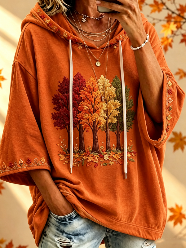 Marlene™ | Bedruckte Kapuzenjacke für den Herbst