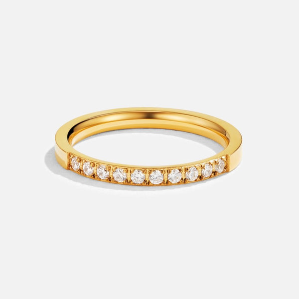Timelessa – Klassischer Eternity Ring mit Kristallen
