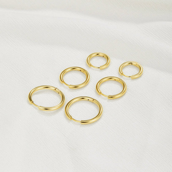 Elisa – Set aus mehreren Goldcreolen