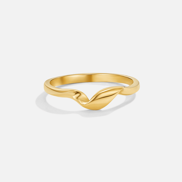 Athena – Gedrehter Goldring