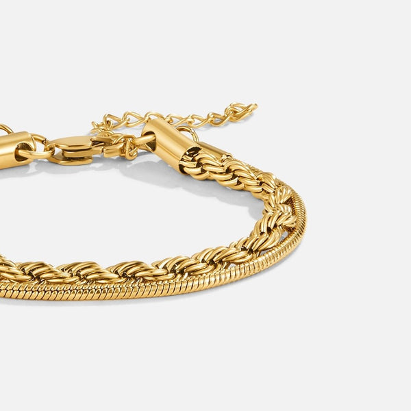 Leila - Verdrehtes Armband