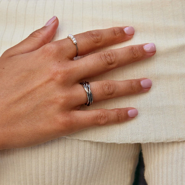 Mia – Gedrehter Silberring