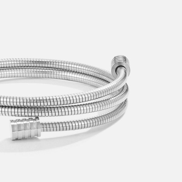 Luna - Gedrehtes Silberarmband