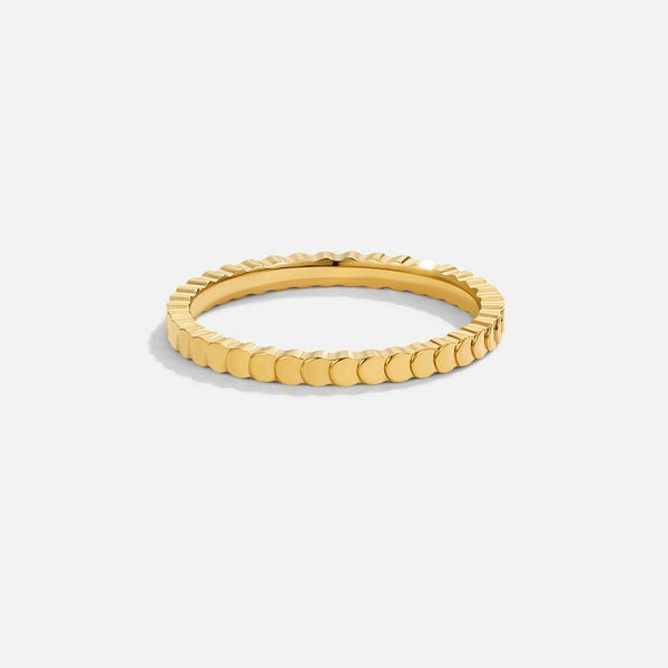 Vera – Feiner Goldring mit Struktur